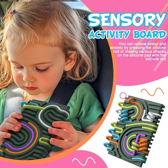 Silicone Fidget Toy for Kids & Adults 3D Pattern(1 Pcs(Any Coor)) - Picture 7 of 9